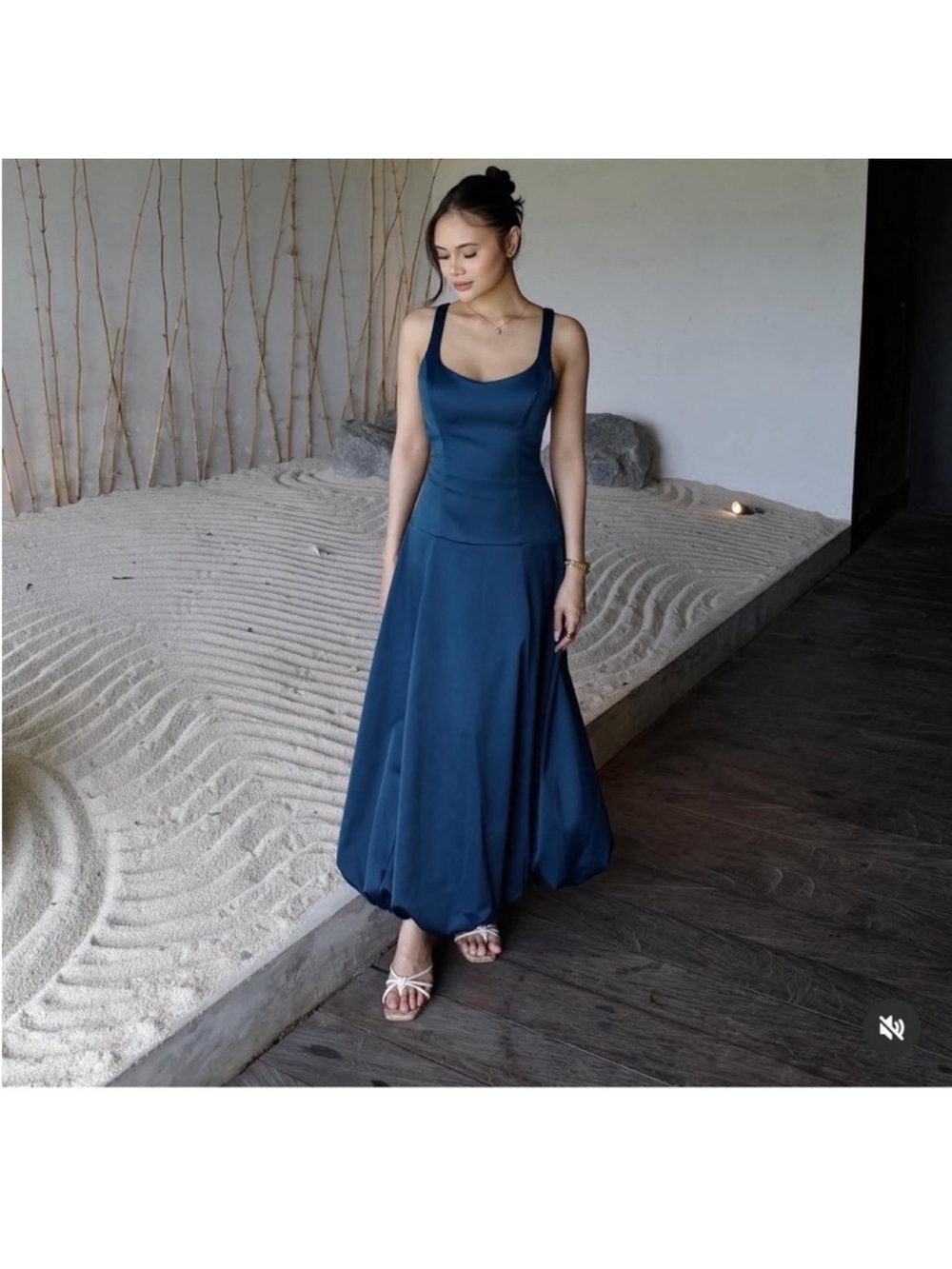 ZARA BALLOON MIDI DRESS